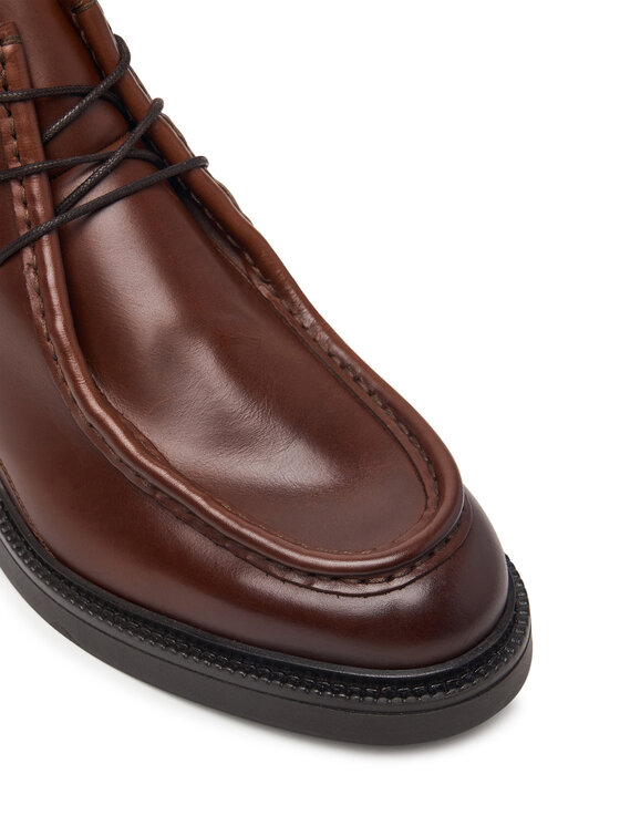 Tommy Hilfiger Tommy Hilfiger Gležnjače Corporate Casual Lth Moc Chukka FM0FM05987 Smeđa
