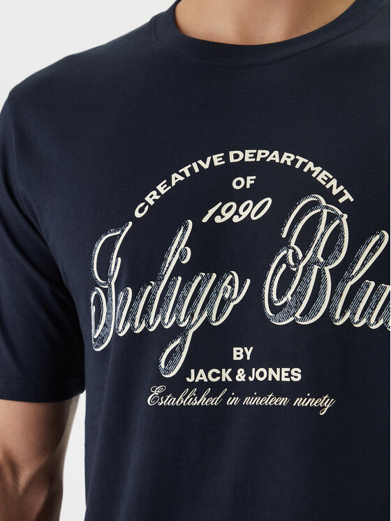 Jack & Jones Jack & Jones T-krekls Earchive 12297673 Tumši zils Regular Fit
