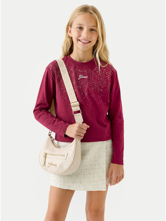 Guess Guess Дамска чанта J6RZ06 WH8M0 Екрю