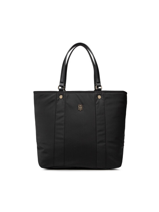 Tommy Hilfiger Tommy Hilfiger Handtasche My Tommy Tote AW0AW11998 Schwarz