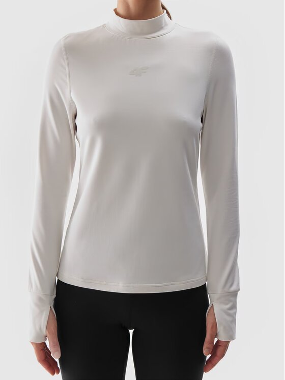 4F 4F Termo bielizeň vrchné diely 4FWAW24UBRUF074-55S Ružová Slim Fit