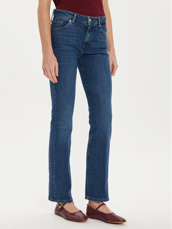 Tommy Hilfiger Tommy Hilfiger Blugi WW0WW43494 Albastru Bootcut Fit
