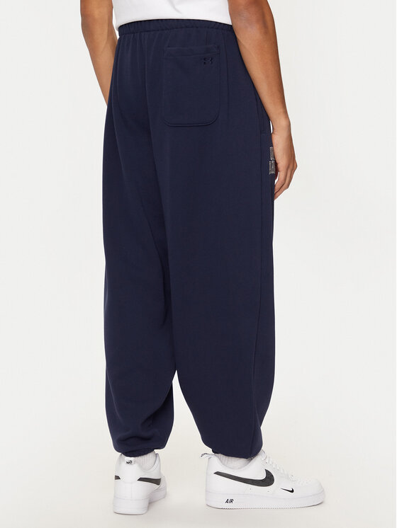 Under Armour Under Armour Melegítő alsó UA Icon 1386551 Sötétkék Loose Fit