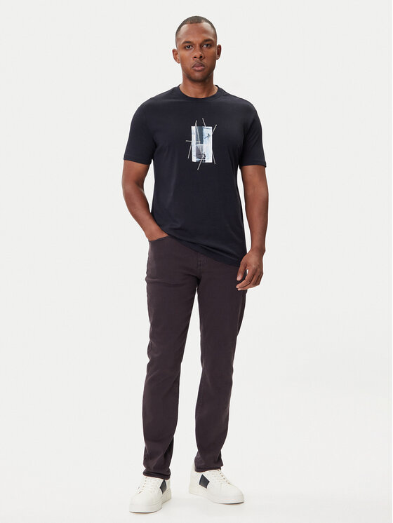 Armani Exchange Armani Exchange T-Shirt XM001440 AF10358 UB101 Granatowy Regular Fit
