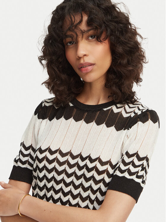 Artigli Artigli Sweter ACMA004828 Biały Regular Fit
