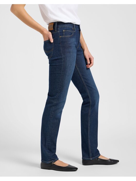 Lee Lee Jeansy ELLY Niebieski Straight Leg