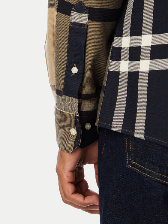 Barbour Barbour Särk Dunoon MSH4980TN39 Tumebeež Regular Fit