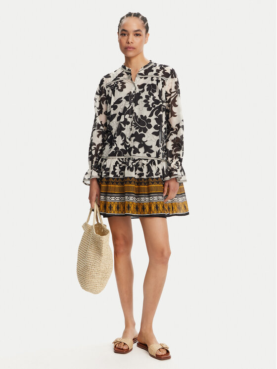 Devotion TWINS Devotion TWINS Літня сукня Genesis 025.305G Чорний Loose Fit
