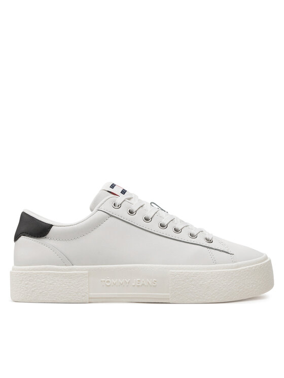 Tommy Jeans Snīkeri Tjw Foxing Flatform Sneaker EN0EN02567 Écru