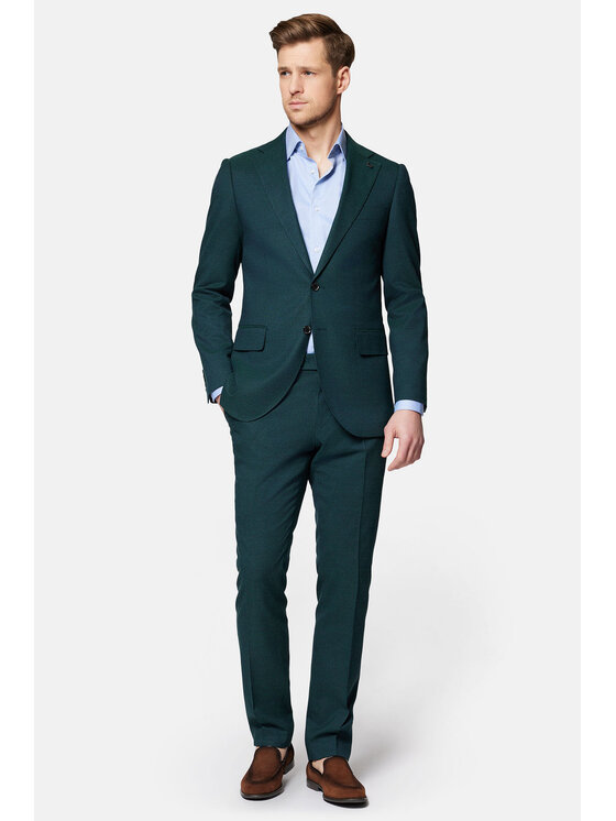 Lancerto Lancerto Garnitur Scranton GA073124000009 Zielony Slim Fit