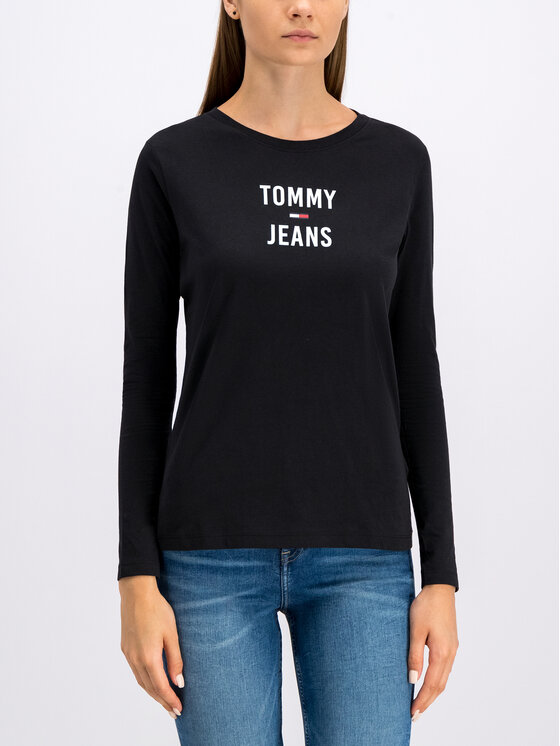Tommy Jeans Tommy Jeans Блуза Tjw Square DW0DW07159 Черен Regular Fit
