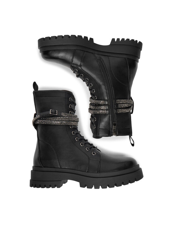 DeeZee DeeZee Schnürschuhe 25302-1 Schwarz