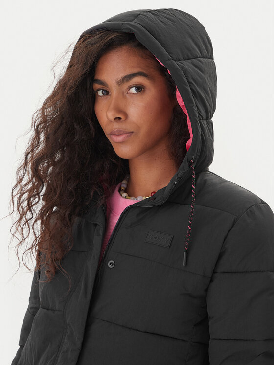 Roxy Roxy Prechodná bunda Nightfall ERJJK03680 Čierna Regular Fit