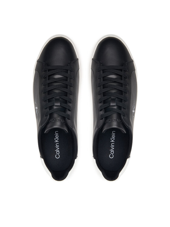 Calvin Klein Calvin Klein Sneakersy Low Prof Cupsole Lth HM0HM02123 Czarny