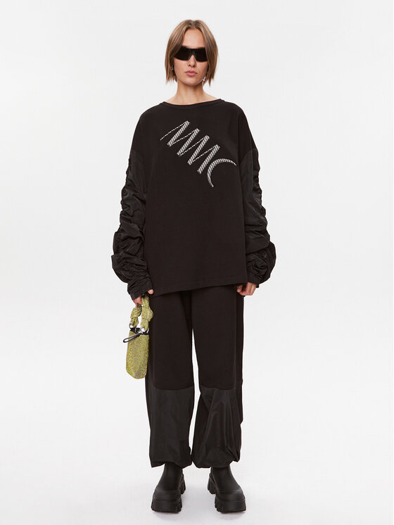 MMC Studio MMC Studio Majica dugih rukava 4 Crna Relaxed Fit