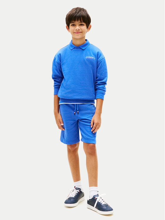 Tommy Hilfiger Tommy Hilfiger Pantaloni scurți sport KB0KB10242 Albastru Regular Fit