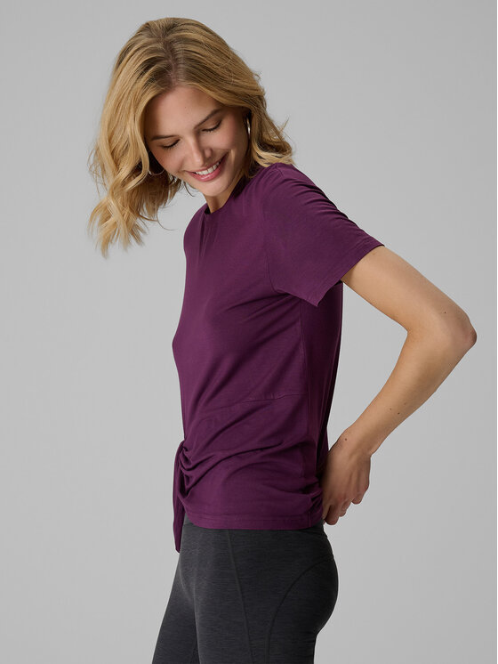 4F 4F T-Shirt SPORT OFFICE Fioletowy Regular Fit