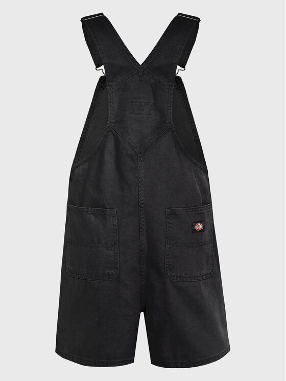 Dickies Dickies Ogrodniczki Duck Canvas DK0A4XPT Czarny Regular Fit