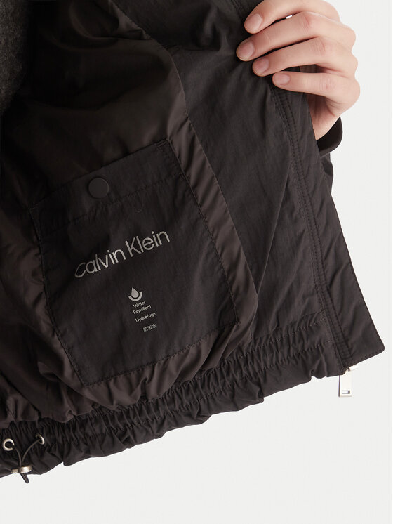 Calvin Klein Calvin Klein Vatovaná bunda LV044D518G Černá Regular Fit
