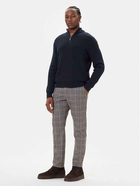 Bugatti Bugatti Pulover 7500-85525D Bleumarin Regular Fit