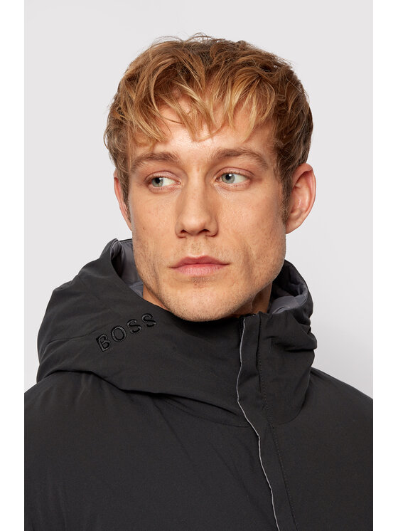 BOSS BOSS Pūkinė striukė J_Clove 50440070 Juoda Oversize
