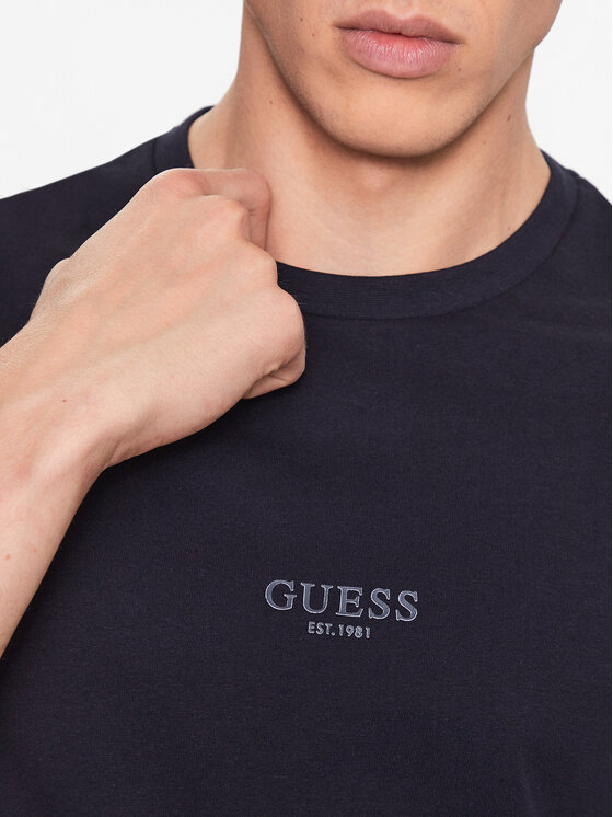 Guess Guess Футболка M2YI72 I3Z14 Cиній Slim Fit