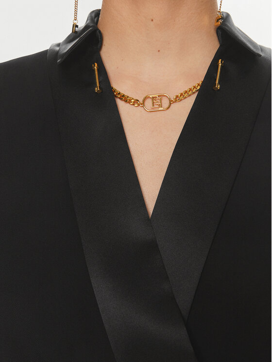 Elisabetta Franchi Elisabetta Franchi Overal TU-006-41E2-V590 Černá Regular Fit