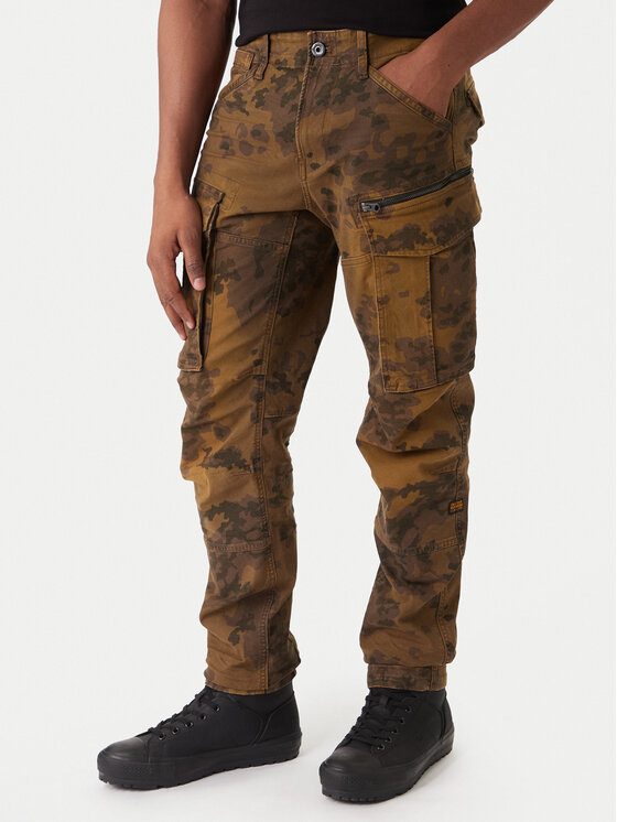 G-Star Raw G-Star Raw Kalhoty z materiálu Rovic Zip 3D D02190-E081 Zelená Tapered Fit