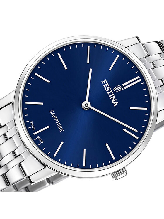 Festina Festina Zegarek F20045-3 Srebrny