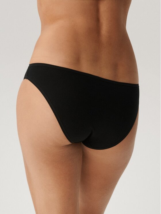 Atlantic Atlantic Figi klasyczne flat elastic sport Czarny