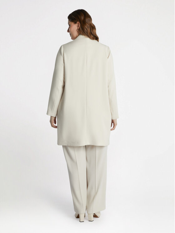 Fiorella Rubino Fiorella Rubino Cappotto 0181T000303N002 Bianco Regular Fit