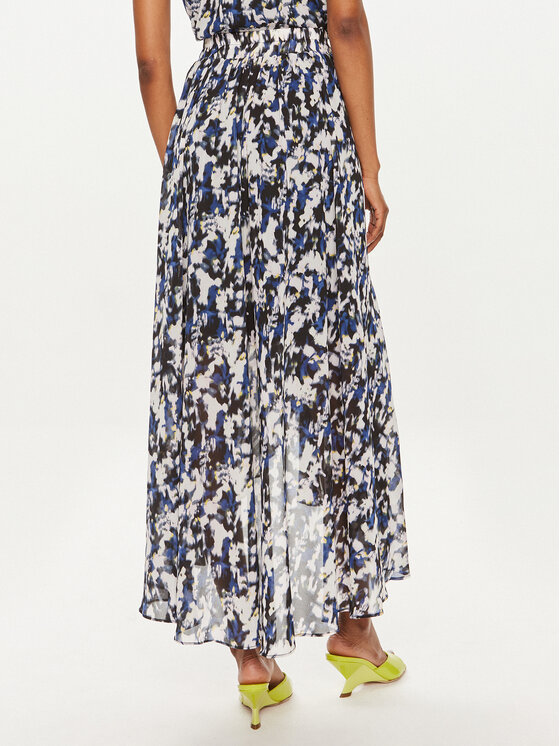 Morgan Morgan Fustă maxi 241-JDOLY1 Bleumarin Regular Fit