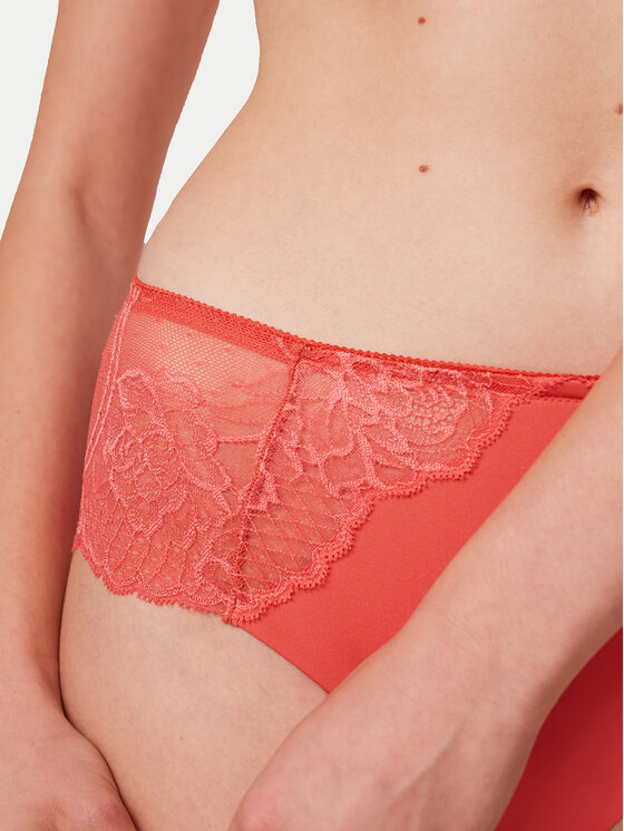 Triumph Triumph Figi klasyczne z wysokim stanem Wild Peony Florale 10209626 Różowy