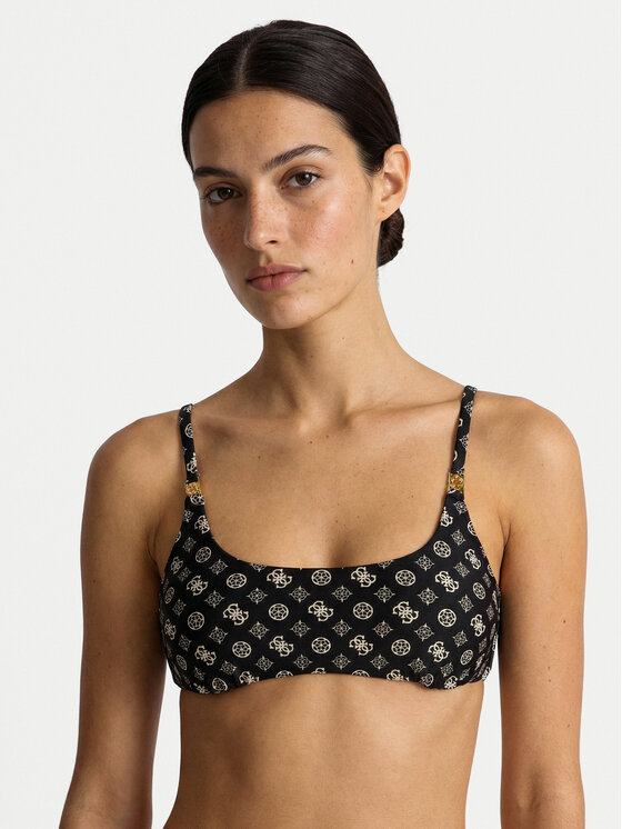 Guess Bikini partea de sus E6GJ09 MC04R Negru