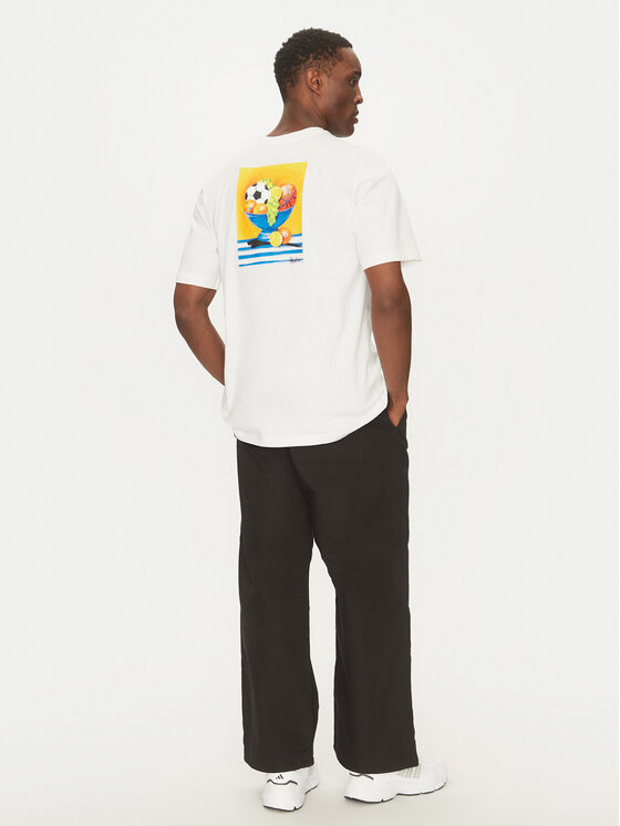 adidas adidas Majica Lounge Still Life Bowl Graphic JJ3962 Bela Regular Fit