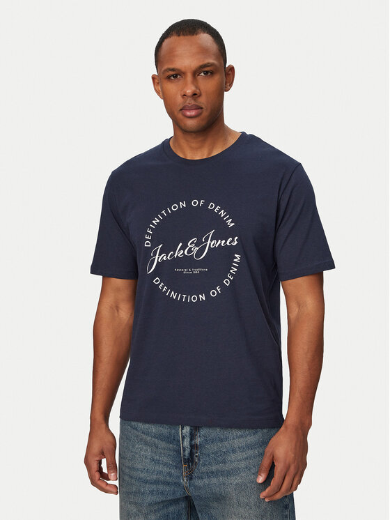 Jack & Jones Jack & Jones T-Shirt Grayson 12288377 Blau Regular Fit