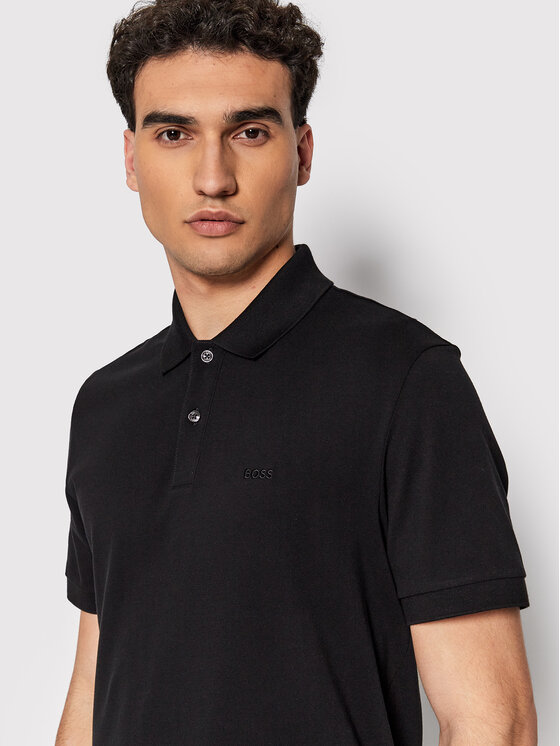 BOSS Boss Polo majica Pallas 50468362 Črna Regular Fit
