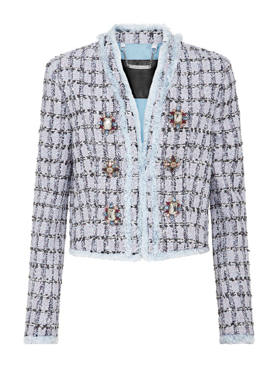 PHILIPP PLEIN PHILIPP PLEIN Sako 4789 Světle modrá Loose Fit