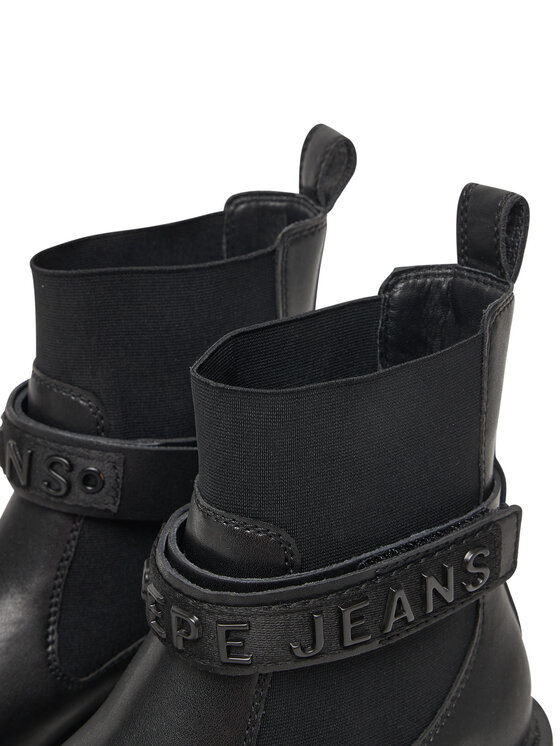 Pepe Jeans Pepe Jeans Členková obuv Stacy Glow W PLS500026 Čierna
