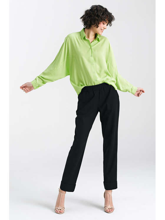 NIFE NIFE Halenka B158 Zelená Classic Fit