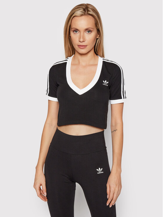 adidas adidas T-shirt adicolor Classics HC2040 Crna Slim Fit