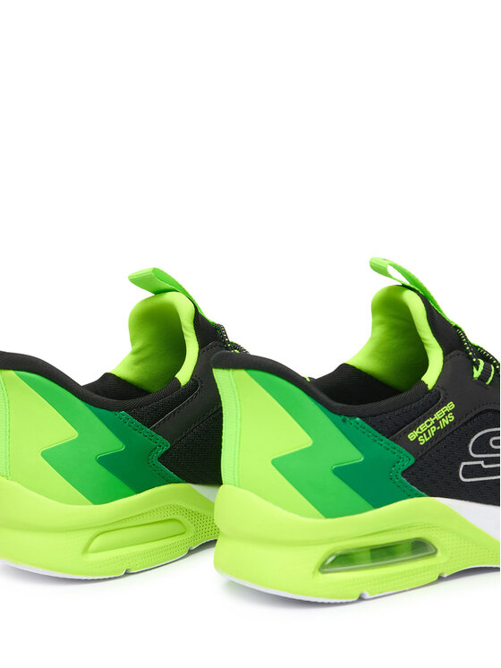 Skechers Skechers Αθλητικά MICROSPEC MAX - BRISK-STRIPE 403890L/BKLM Μαύρο