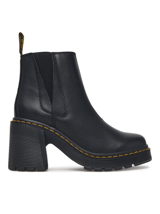 Dr. Martens Dr. Martens Ботильйони Spence Leather Flared Heel DM26440001 Чорний