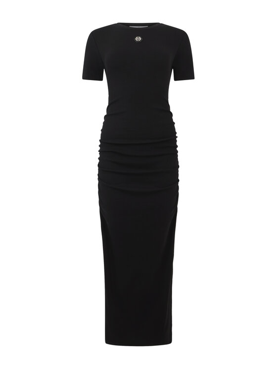 PHILIPP PLEIN PHILIPP PLEIN Sukienka koszulowa 30574 Czarny Regular Fit