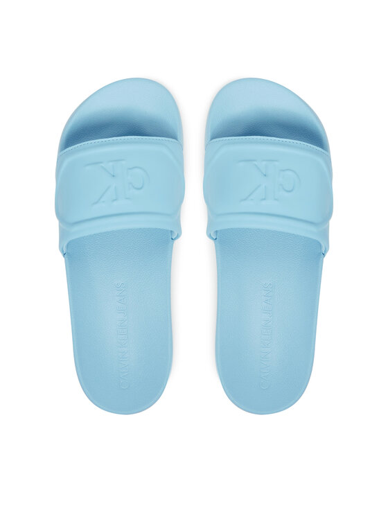 Calvin Klein Jeans Calvin Klein Jeans Шльопанці Slide Pu Hf Mg YW0YW01879 Блакитний