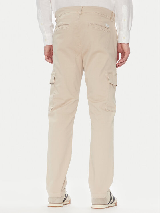 Pepe Jeans Pepe Jeans Spodnie materiałowe PM211907 Beżowy Slim Fit