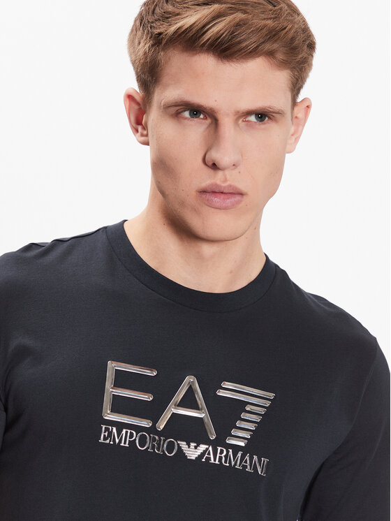 EA7 Emporio Armani T-Shirt 3RPT71 PJM9Z 1578 Granatowy Regular Fit ...