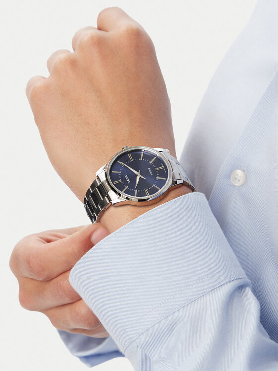 Casio Casio Zegarek MTP-1303PD-2AVEG Srebrny