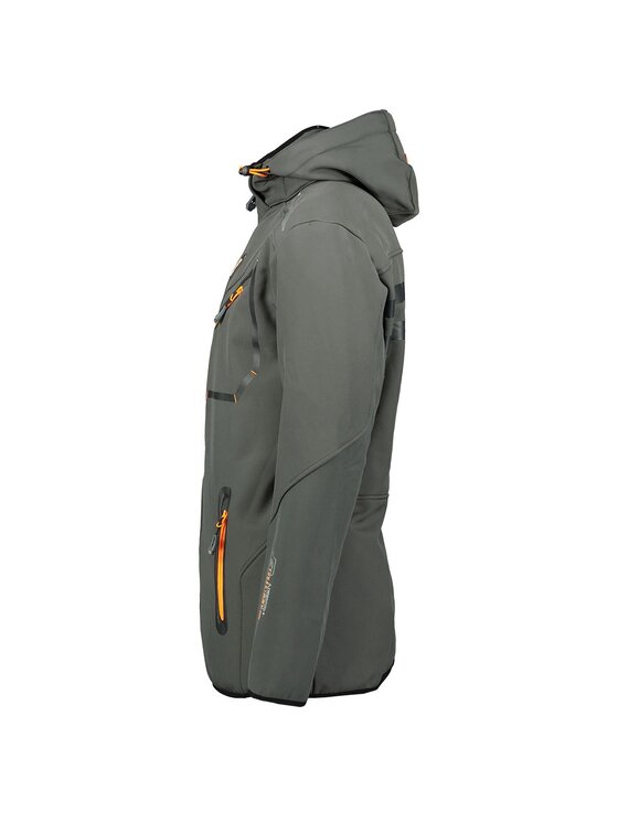 Geographical Norway Geographical Norway Kurtka softshell WY8027H/GN/Dark Grey / Orange Szary Regular Fit