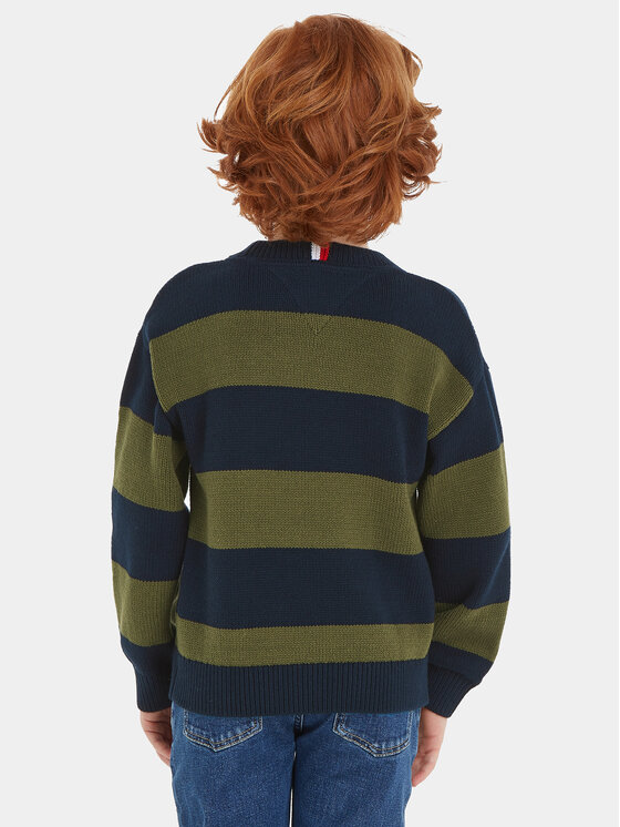 Tommy Hilfiger Tommy Hilfiger Sweter KB0KB08515 Zielony Regular Fit
